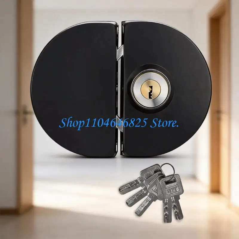 

Strong Double Bolt Lock No Tool Required for Glass Door Simple Installation