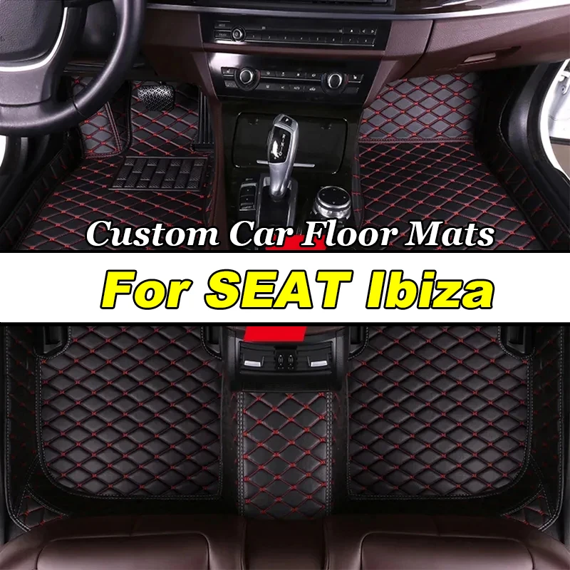

Автомобильные коврики для SEAT Ibiza 6J 6P MK4 2008 ~ 2017 водонепроницаемые коврики прочные ковры роскошный кожаный коврик автомобильные аксессуары 2009 2010