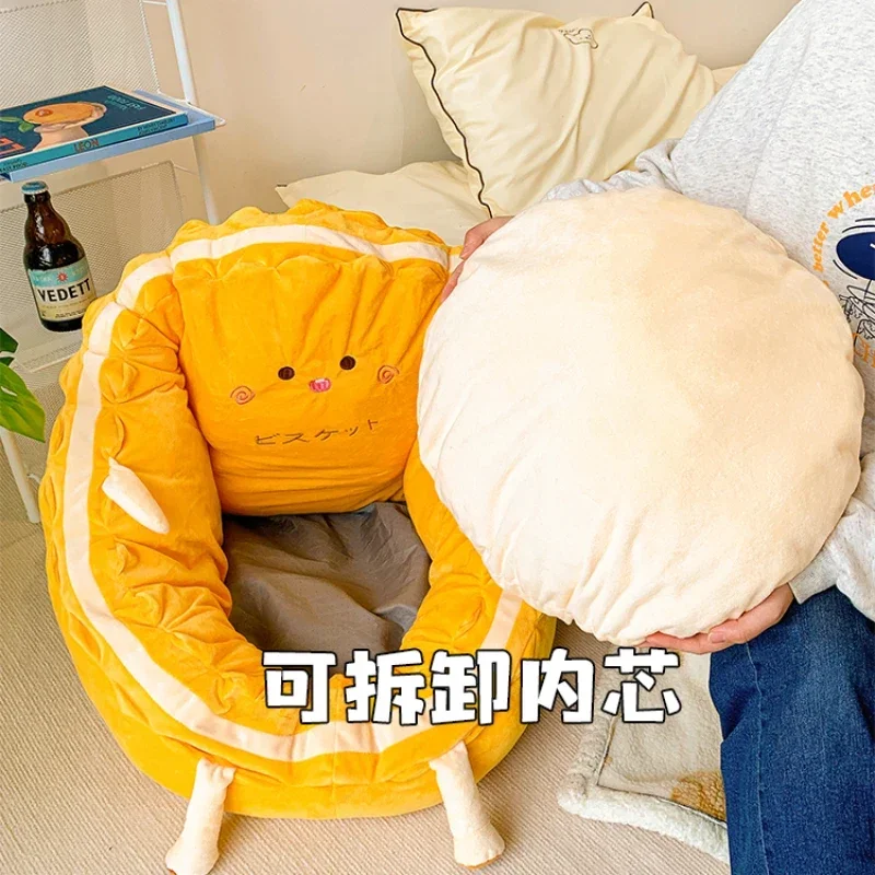 Chair Floortop Cushion, Lazy Sofa, Bay Window, Balcony, Futon Beanbag Sofa,Soft Sofa for Kids, Pet for Cat and Dog