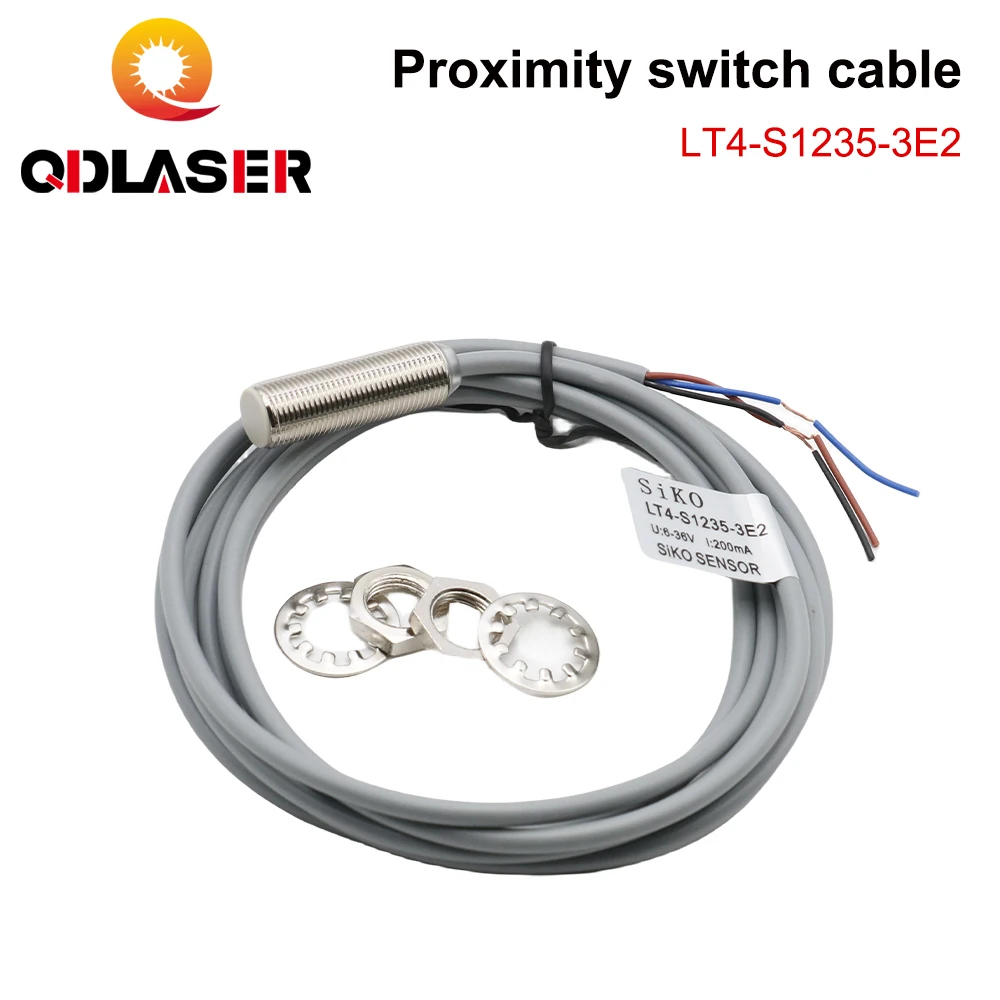 QDLASER LT4-S1235-3E1 3E2 3F1 3F2 PNP Proximity Switch Photoelectric Sensor Switch 3E1 3E2 3F1 3F2 Proximity Switch Cables