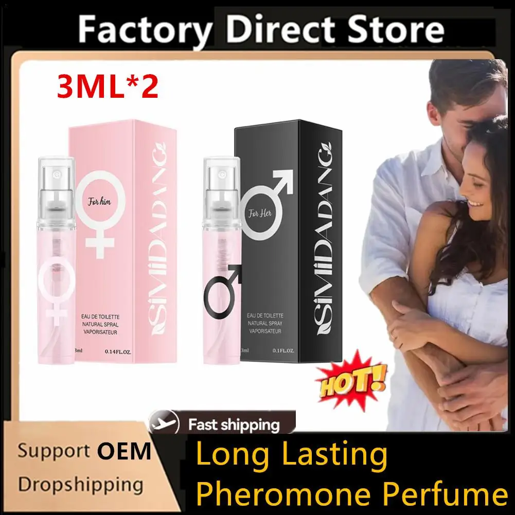 

2PCS Long Lasting Pheromone Perfume Spray Flirting Encourage Perfume Dating Fragrant Perfumes Flirting Seduction Erotic Perfumes