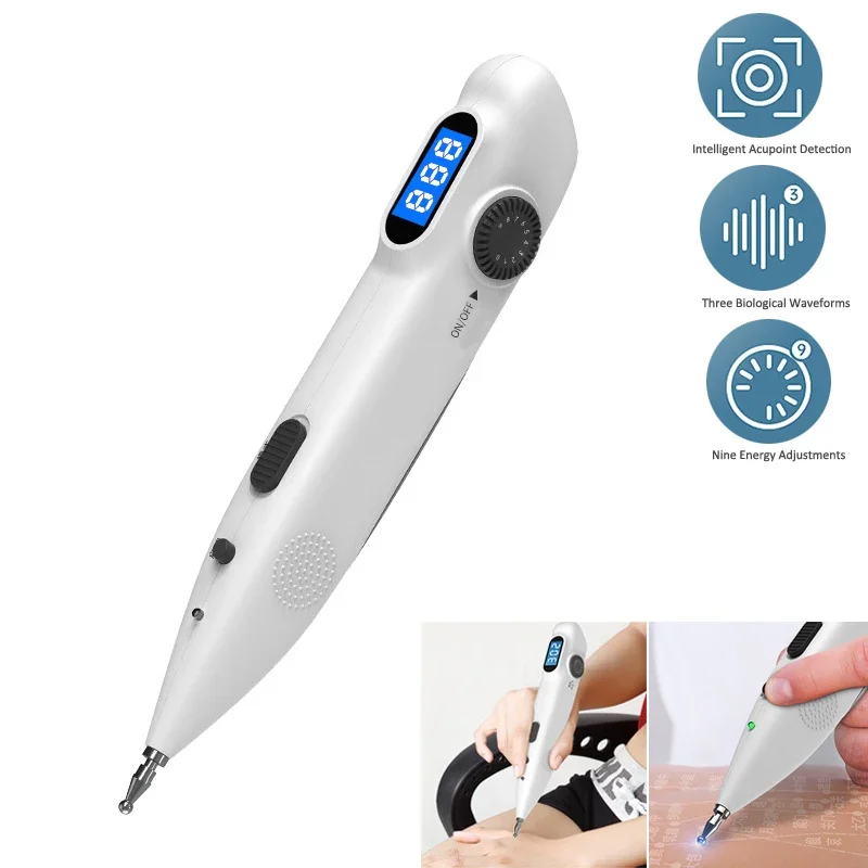 Acupuncture Pen With Digital Display Electronic Acupuncture Massage Tools Leawell Pulse Therapy Acupoint Detector Health Care