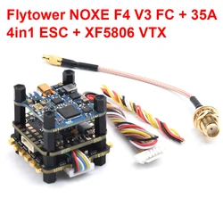 Nuovo Flytower NOXE F4 V3 / F7 Flight Control + 35A ESC + XF5806 400mW VTX Mini Stack 20mm x 20mm per FPV Racing Freestyle RC Drone