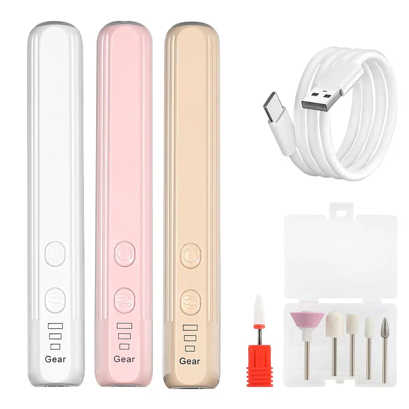 مطحنة مانيكير كهربائية، مطحنة مانيكير للاستخدام المنزلي، أداة مانيكير محمولة لإزالة الأظافر وتلميع وإزالة الجلد الميت