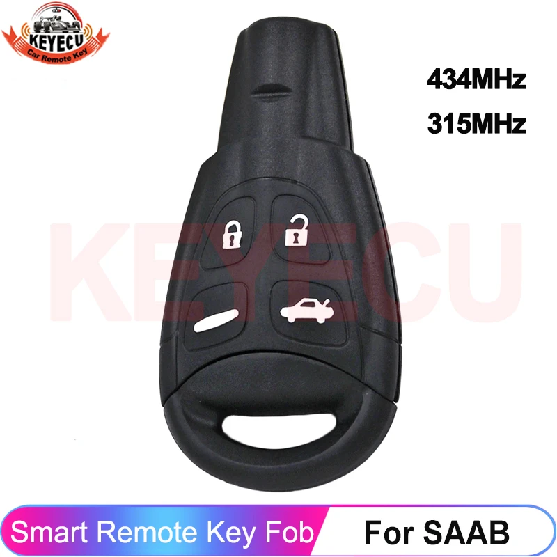 

KEYECU LTQSAAM433TX для SAAB 9-3 9-5 93 95 2003 2004 2005 2006 2007 2008 2009 2010 2011 434 МГц 315 МГц Smart Key Remote ID46 Chip