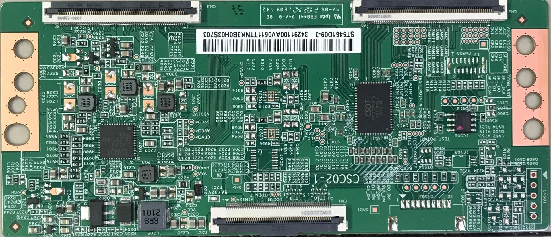 무료 배송! 원래 Huaxing CSC02-1 ST5461D09-3 ST5461D09-1 LED TV t-con 좋은 일