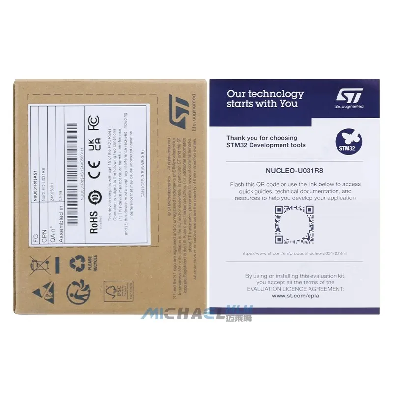 

Плата разработки Spot NUCLEO-U031R8 U083RC STM32U031R8 MCU Nucleo-64