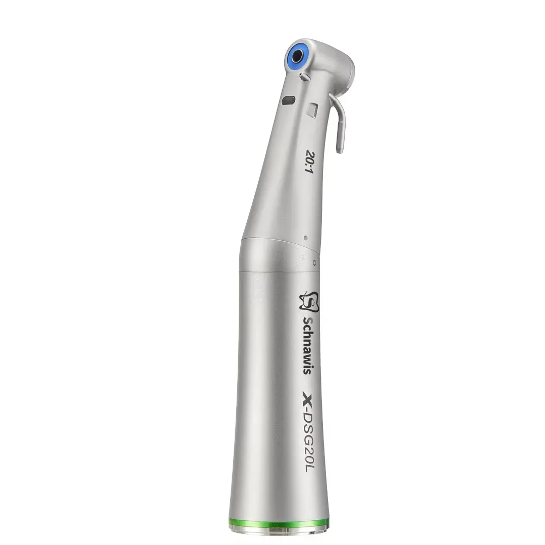 DSG20L LED Optic Fiber 20:1/32:1 Dental Surgery Implant Handpiece Dental Contra Angle Detachable External&Internal Cooling