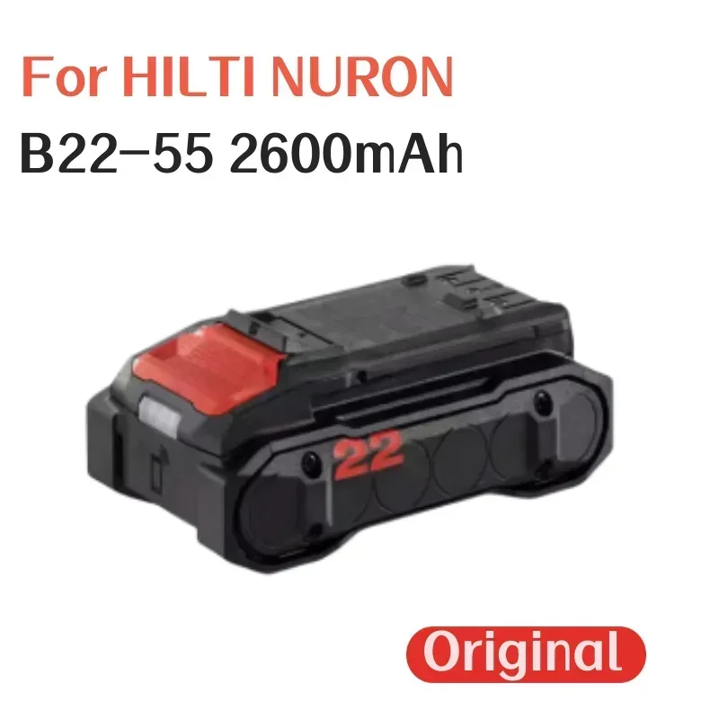 100%Original 5200mAh For HILTI NURON 22V TE4-22 TE6-22 SD5000-22 SF6H-22 SIW4-22 SIW6-22 SIW8-22 Electric tools Battery charger