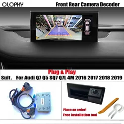 For Audi Q7 Q5 SQ7 Q7L 4M 2016 2017 2018 2019 HD Front Rear View Backup Camera / Original Screen Plug & Play Reverse Camera