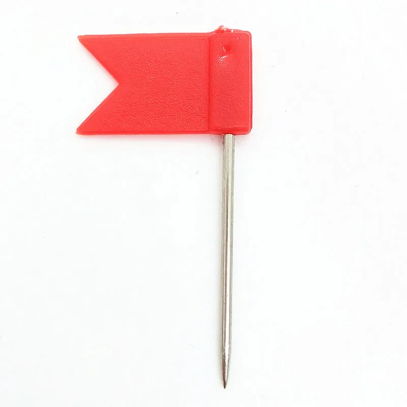 Colorful Flag Pin Flag Pin 8-color Random Office Cork Map Marker Fixed Thumbtack Teaching Marker Supplies