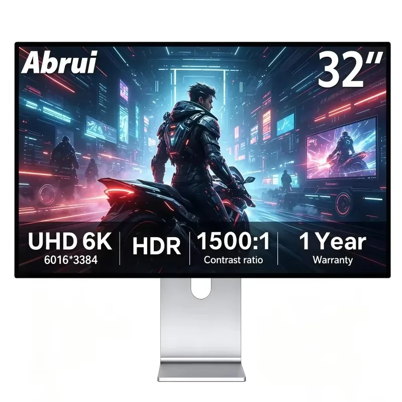 Pantalla IPS Retina de 32 Pulgadas 6K HDR600, Aluminio, Formato Vertical, DP para Laptop/Escritorio, Fotografía, Juegos, 99% SRGB, Nueva