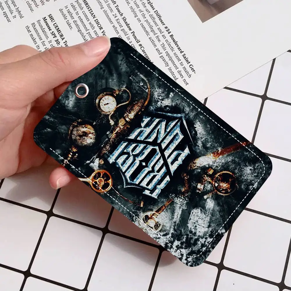 حامل بطاقات مطبوع شخصي من Game F-Frostpunk مناسب لحامل بطاقات الباب للفتيات وسلسلة مفاتيح حامل شارة للنساء #6