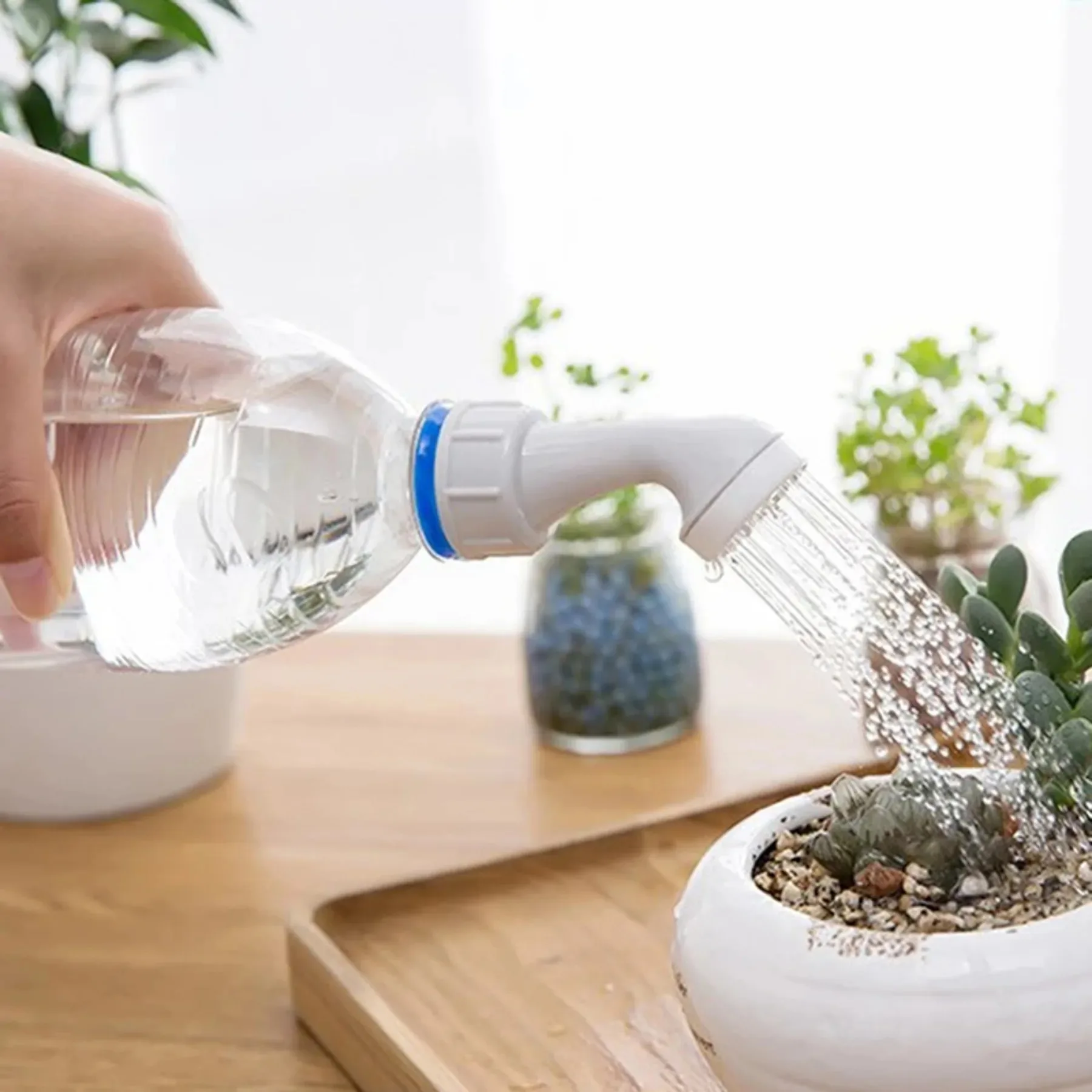1-10PCS Garden Spray Waterer Sprinkler Portable Plant Garden Watering Nozzle Tool Glass&Bottle Watering Nozzle
