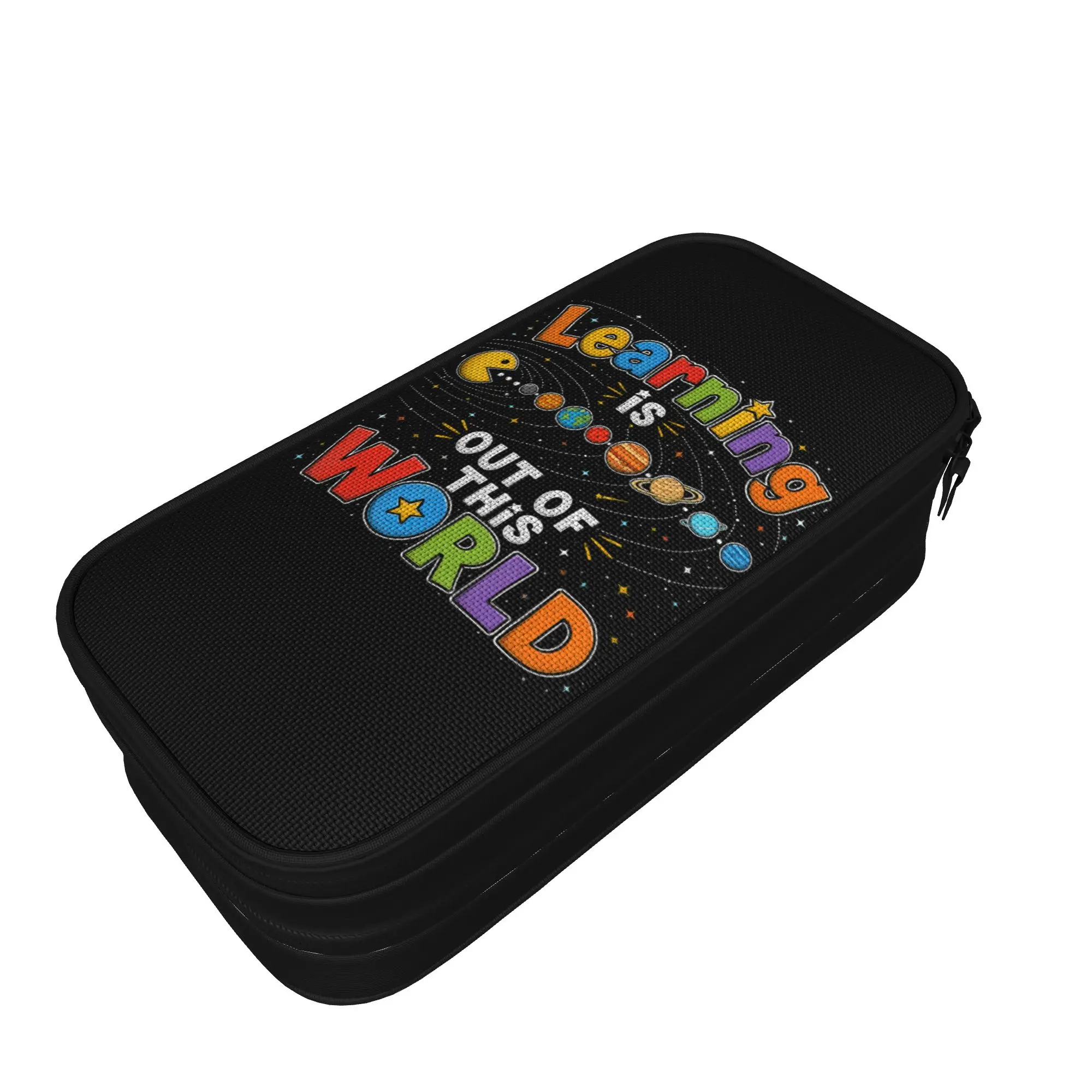 Solar System Learning Is Out Of This World Science Teacher Pencil Cases Fun  Bags Girl Boy Big Capacity Office Gifts Pencilcases