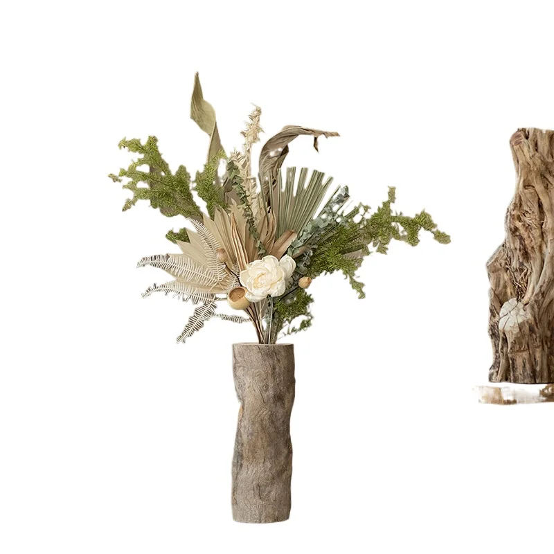 

Living room flower arrangement Chinese dried flower ornament dead branch decoration reed bouquet fake flower