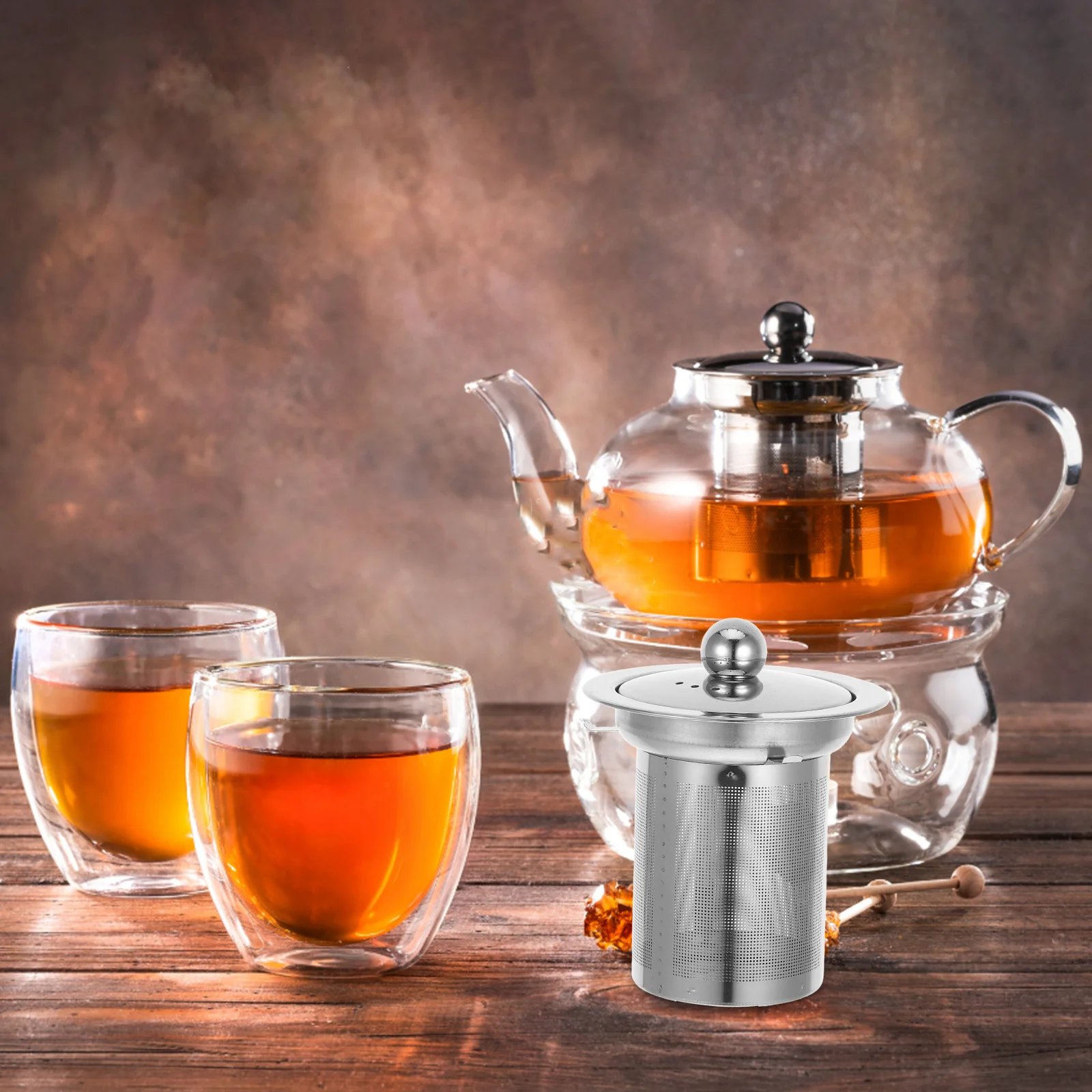 

Fine Mesh Stainless Steel Tea Strainer Reusable Portable Loose Leaf Infuser Filter Chinese Tea Strainer
