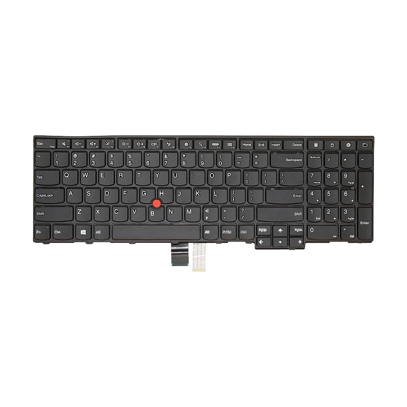 Klawiatura hiszpańska do laptopów Lenovo ThinkPad E531 E540 L540 L560 L570 W540 W550S T540P W541 P50S T550 T560, klawiatura angielska — zdjęcie produktu 7