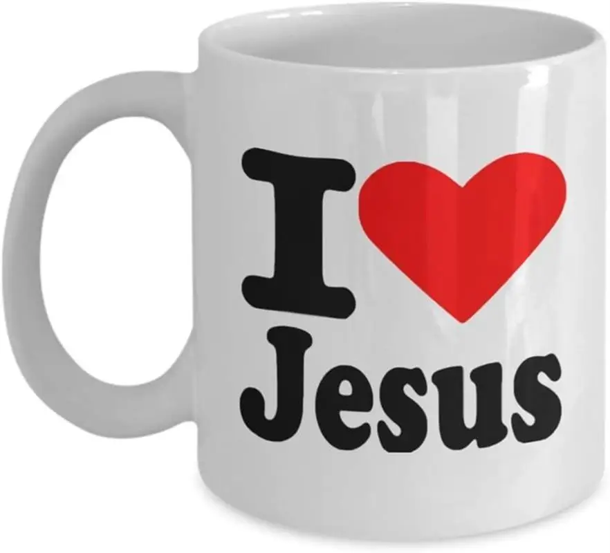 

I Love Jesus Coffee Mugs, Drinkware, Home Decor, Mom, Papa, Nana, Husband, Wife Cups, Mother's Day Gifts, Christian Gifts