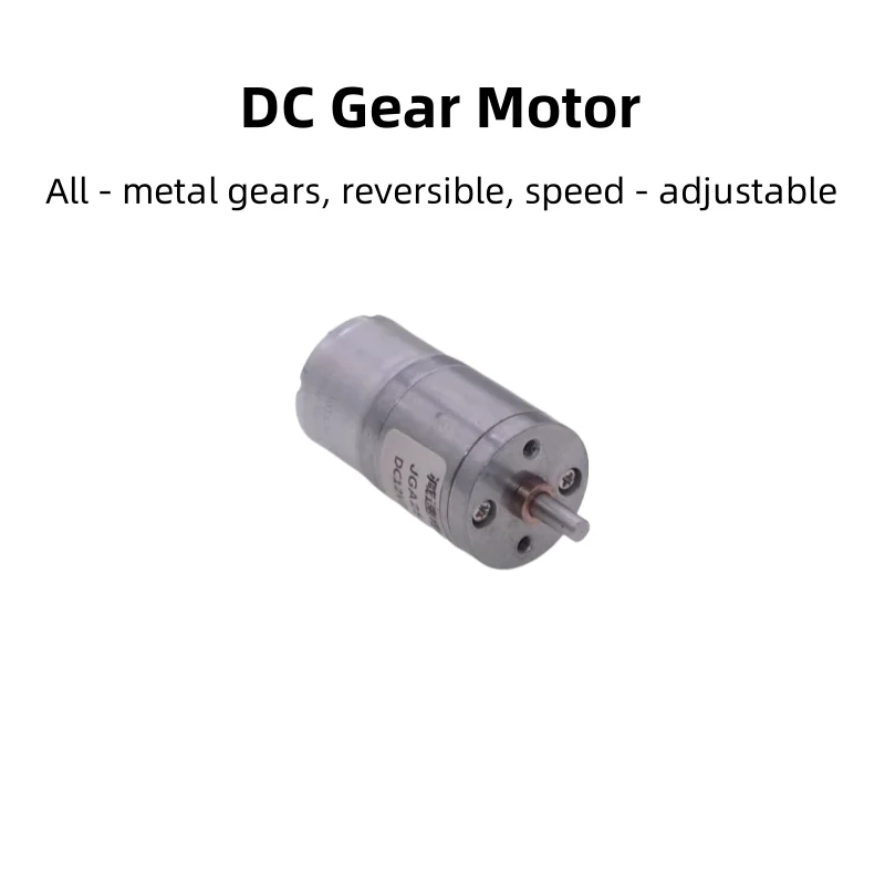 310 DC Gear Motor, 12V, Motor For Smart Cars And Robots, With All - Metal Gears, Reversible And Speed - Adjustable