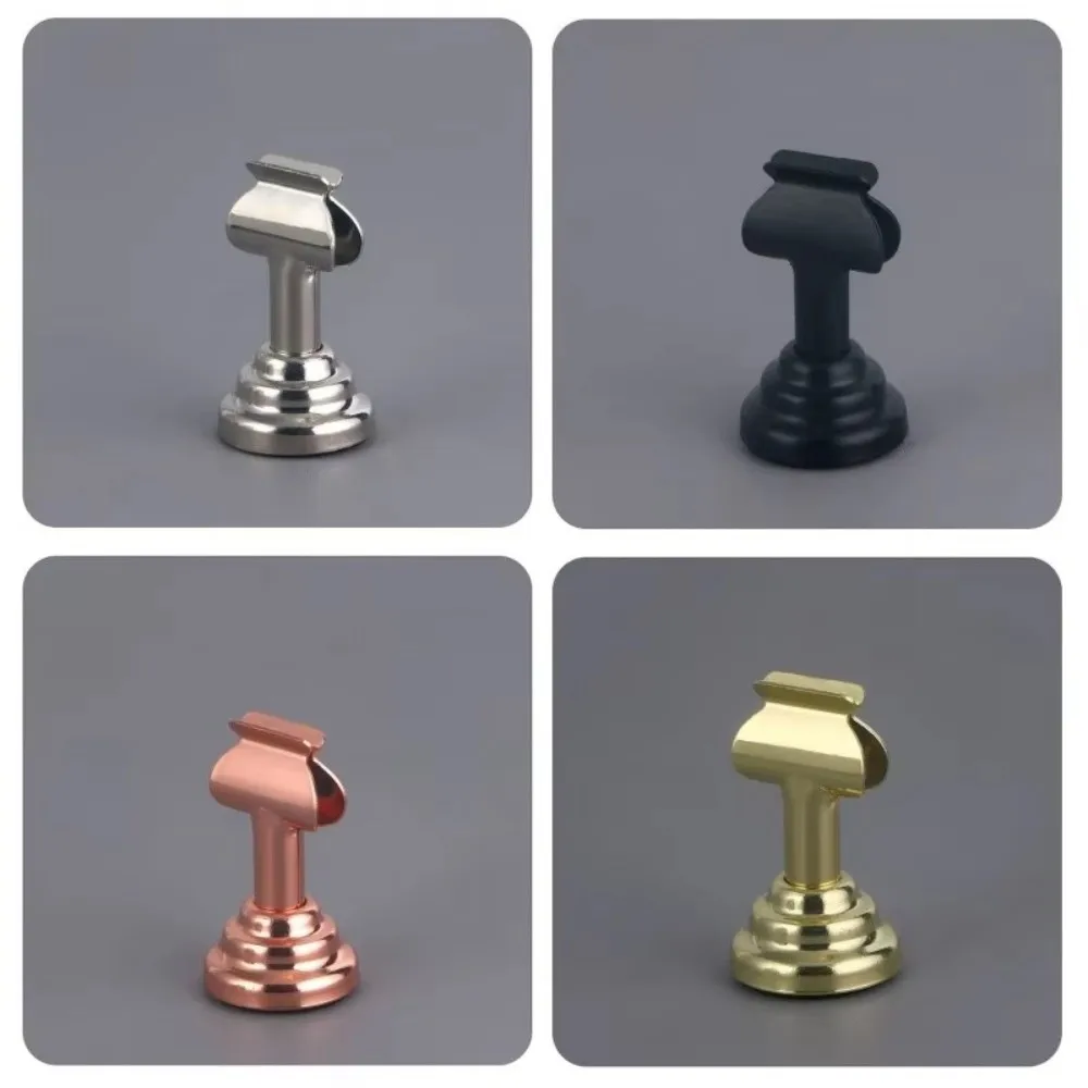 New Metal Table Number Holder Circular Base Vertical Desktop Display Clip Reusable Menu Card Holder Restaurant Display