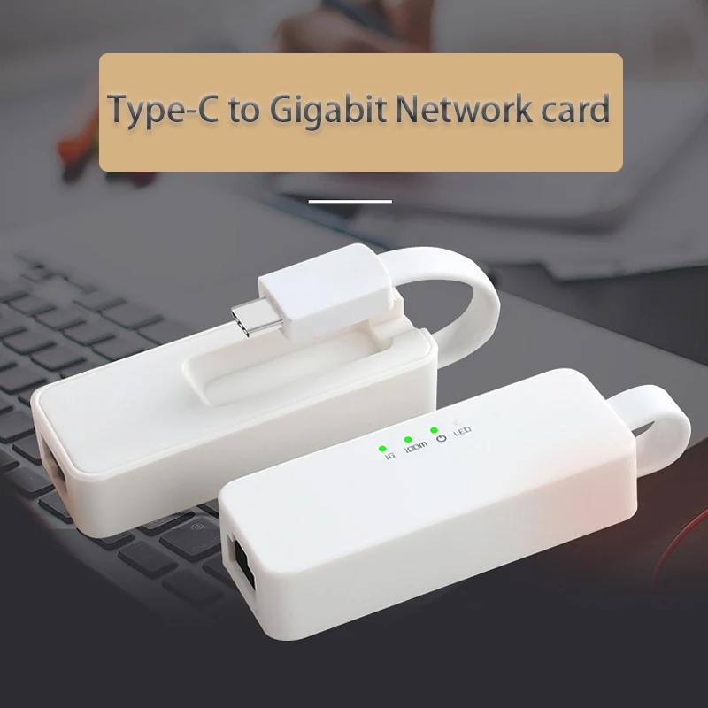 

RJ-45 LAN Adapter Wired Desktop Laptop Macbook Network Cable Interface Converter Fast Ethernet Type-c to Gigabit Ethernet Card
