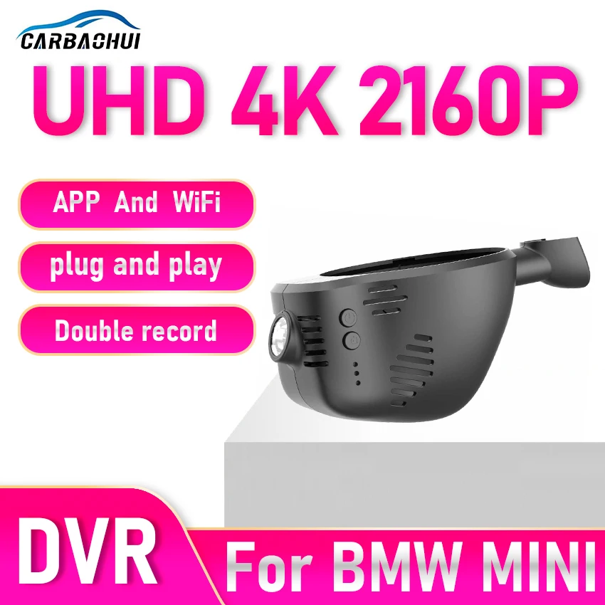 Plug and play Car DVR Wifi Camera Video Recorder Original For BMW Mini Countryman All4S Dash Cam For Mini Cooper S F56 2014-2021