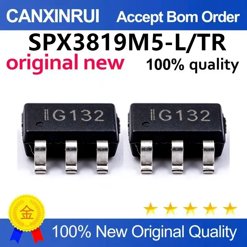 （5pcs-100pcs）Brand new original voltage regulator chip SPX3819M5-LTR package SOT23-5 silk screen IG138