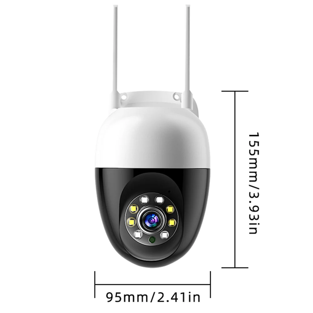 Imagem -06 - Pebogry-câmera Impermeável de Sobrevivência ao ar Livre Wifi Cor Noturna Detecção Automática de Rastreamento Segurança 5g 1080p