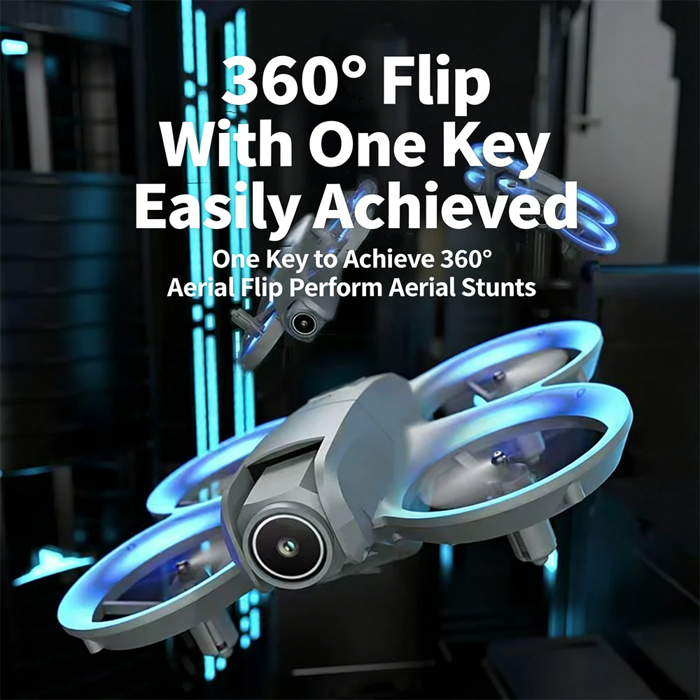 

New Hot Mini Drone WIFI FPV Hover Professional 4K Camera Pocket Coloful Lights Dron Rc Plane Foldable Quadcopter RC Toys Gifts