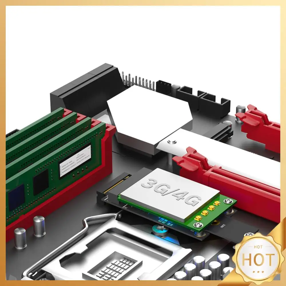 M.2 NGFF Key M To Mini PCI-E Adapter Card with Card Slot for 2242 2260 2280 SSD Hard Drive