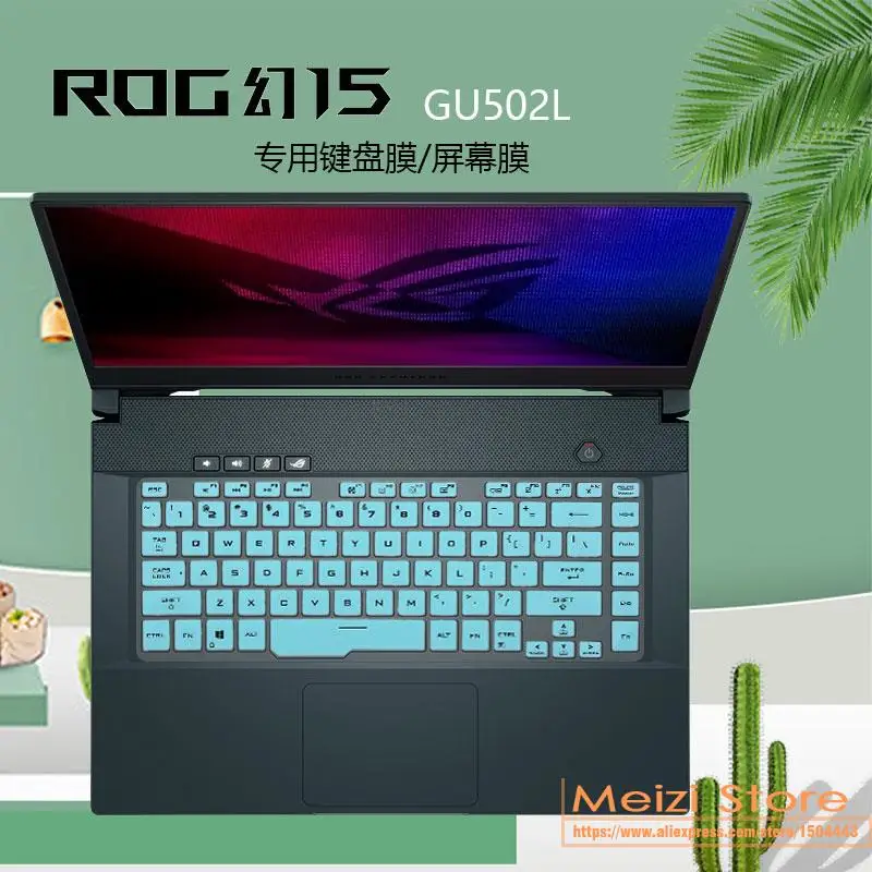 Laptop Keyboard Cover Protector for Asus ROG Zephyrus M GU502L GU502GV GU502LW GU502LU GU502GU GU502KV GU502DU gu502 GV du15.6''