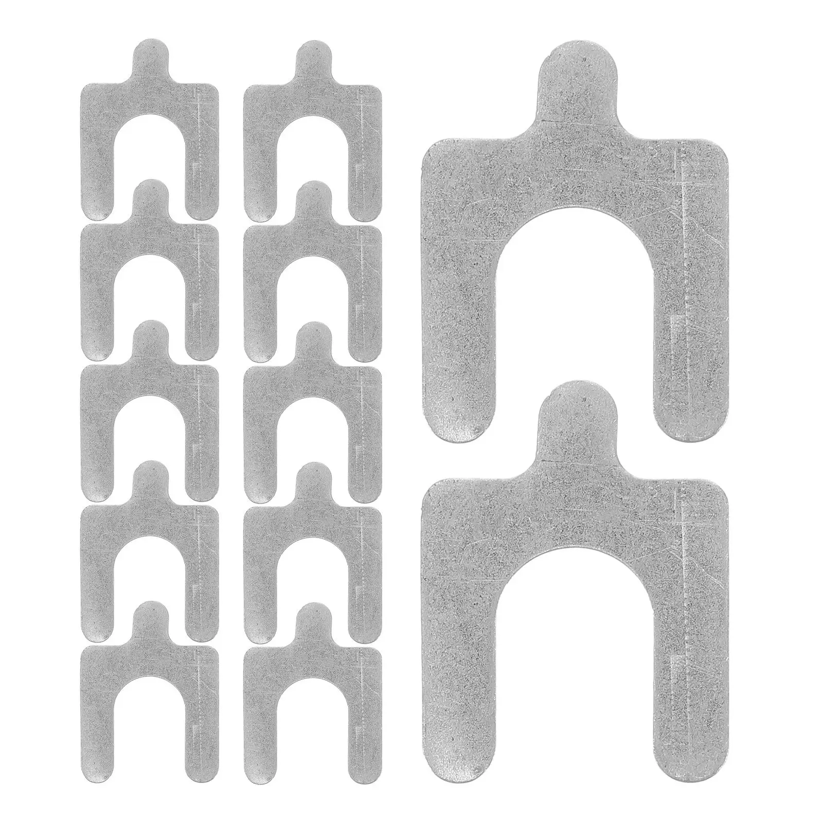 

50 Pcs Wheel Alignment Gasket Durable Steel Shims Kit Precise Measurement Car Crescent Connector Tool Hardware Accessories