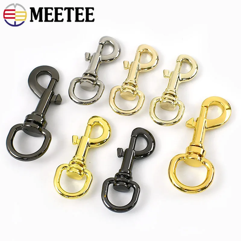 

5/10Pcs Metal Buckles Swivel Lobster Clasp for Keyring Strap Bag Buckle Pet Collar Webbing Belt Snap Hooks Carabiner Accessories