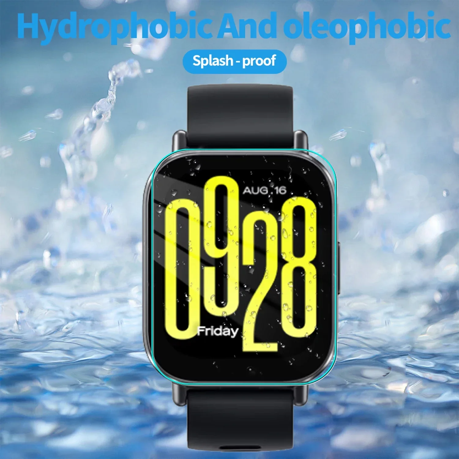 Tempered Glass For Xiaomi Redmi Watch 5 Active Screen Protector Anti-Scratch Full Cover Smartwatch Protective Film For 5Active