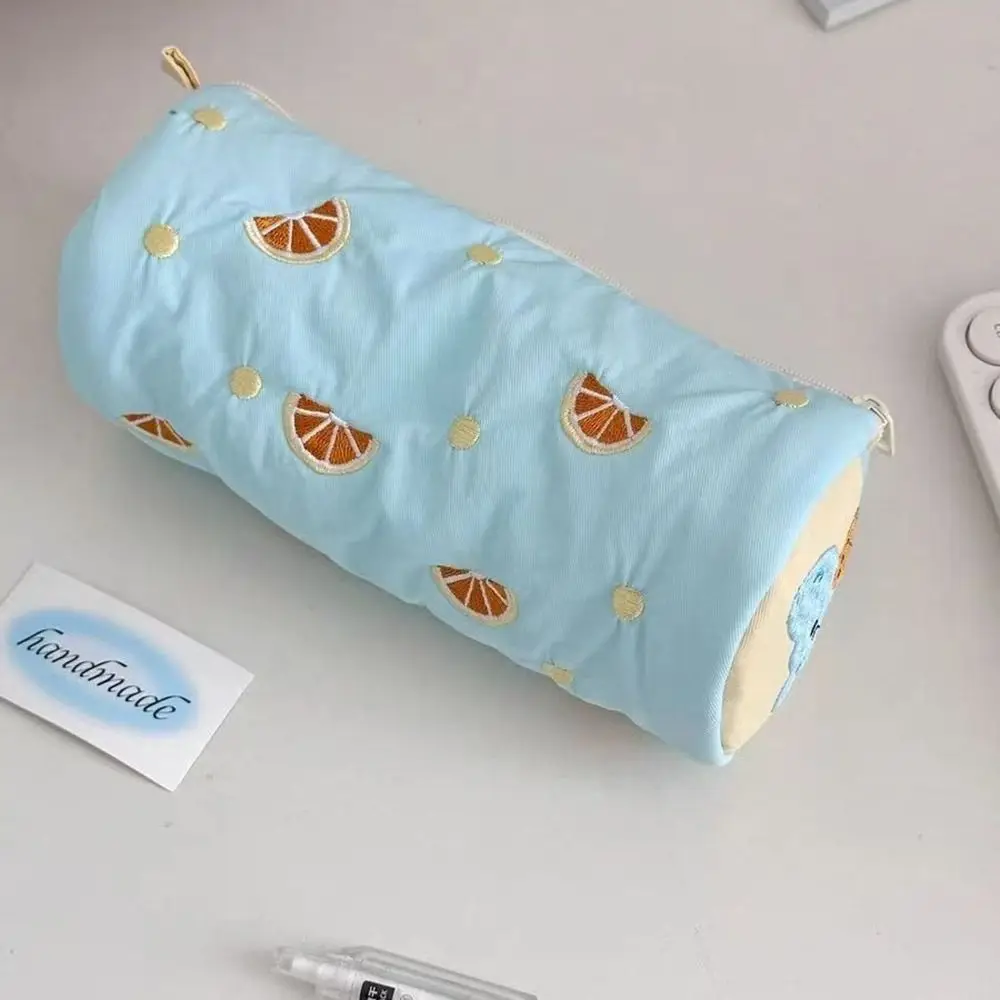 

Cartoon Ins Style Pen Bag Embroidery Dumbo Stationery Box Large Capacity Pencil Case Student
