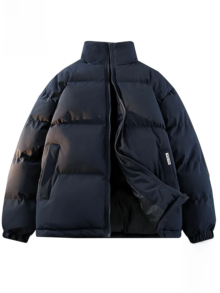

PaulFrank Thiened Cotton Jaet Men's Casual Warm Stand Collar Winter Coat Polyester Fiber Long Sve Zipper Closure Anima...