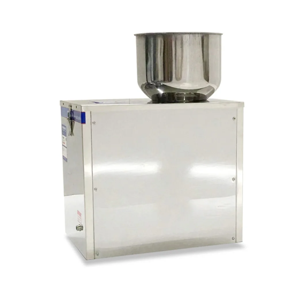 آلة تعبئة مسحوق القهوة وزنها المعالج آلة تعبئة مسحوق الحبيبات مع قادوس الاهتزاز الموسع