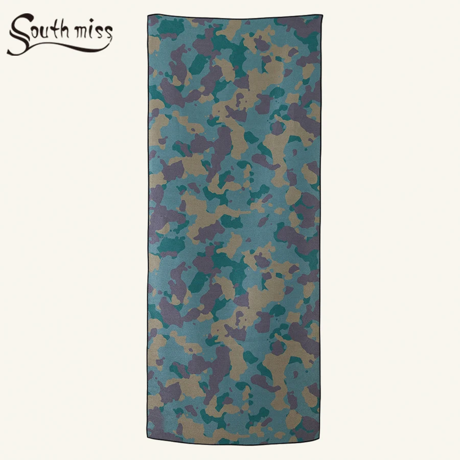 Camo Yoga Blanket Bolster Meditation Bankets Large Quick Dry Protable Outdoor Towel For Swim Gym Camp Anti Sand Yoga Cover