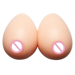 Self Adhesive Silicone Fake Boobs Sissy Silicone Breast Form Fake Chest Crossdresser For Shemale Transgender Drag Queen Cosplay