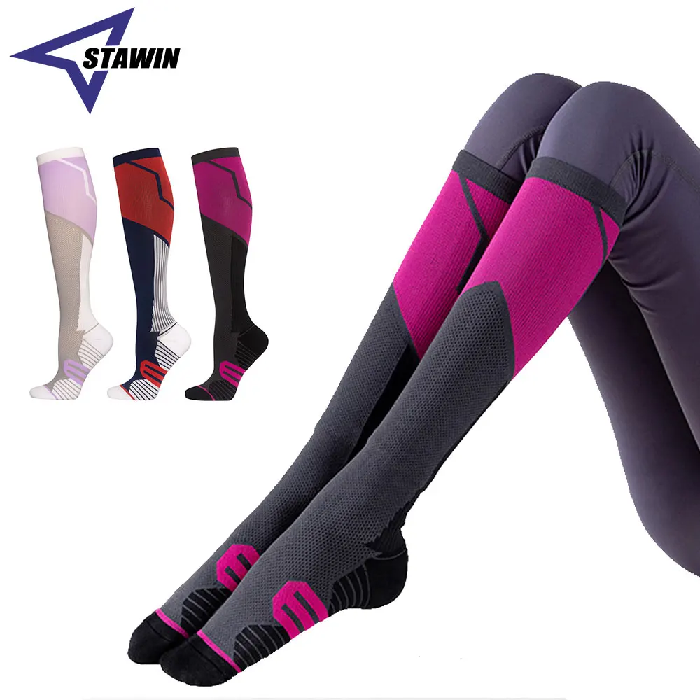 

1 Pair Sports Compression Socks Varicose Veins Socks Football Soccer Thigh Long Tube Sport Outdoor Nursing Stockings Men & Women