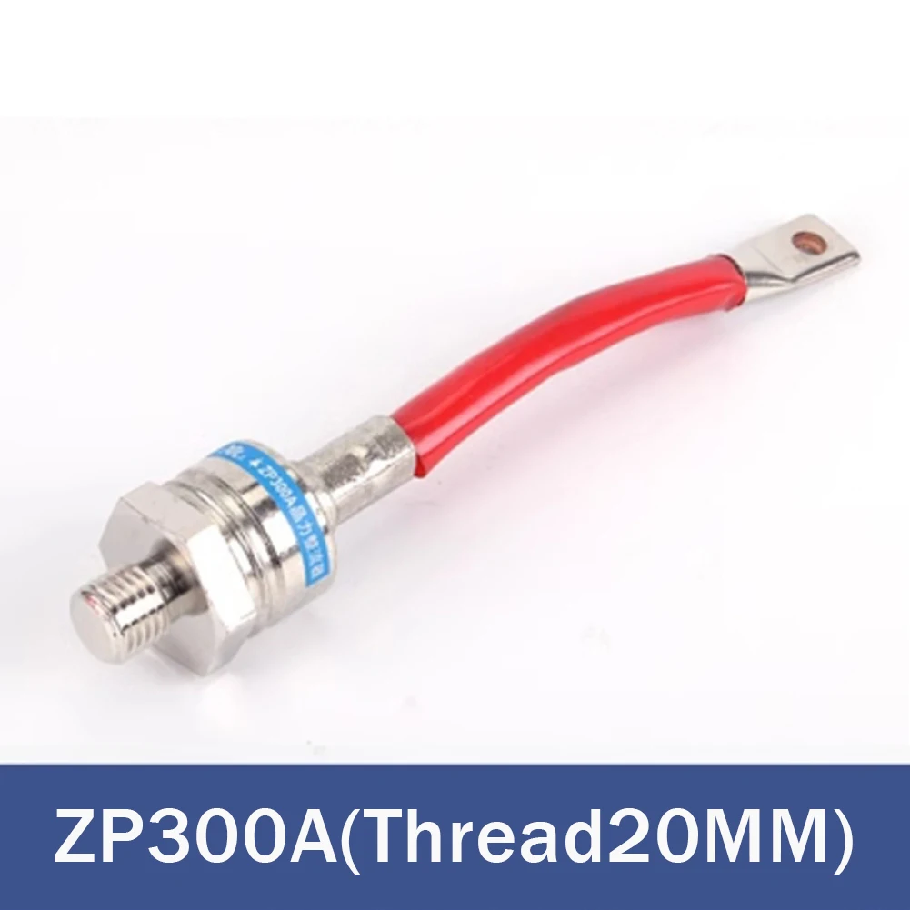 Schroefdraad Diode Zp300a 200a 100a 50a 30a 1600V Power Positieve Stud Mount Gelijkrichter Diode 200V-3000V Lasmachines Onderdelen