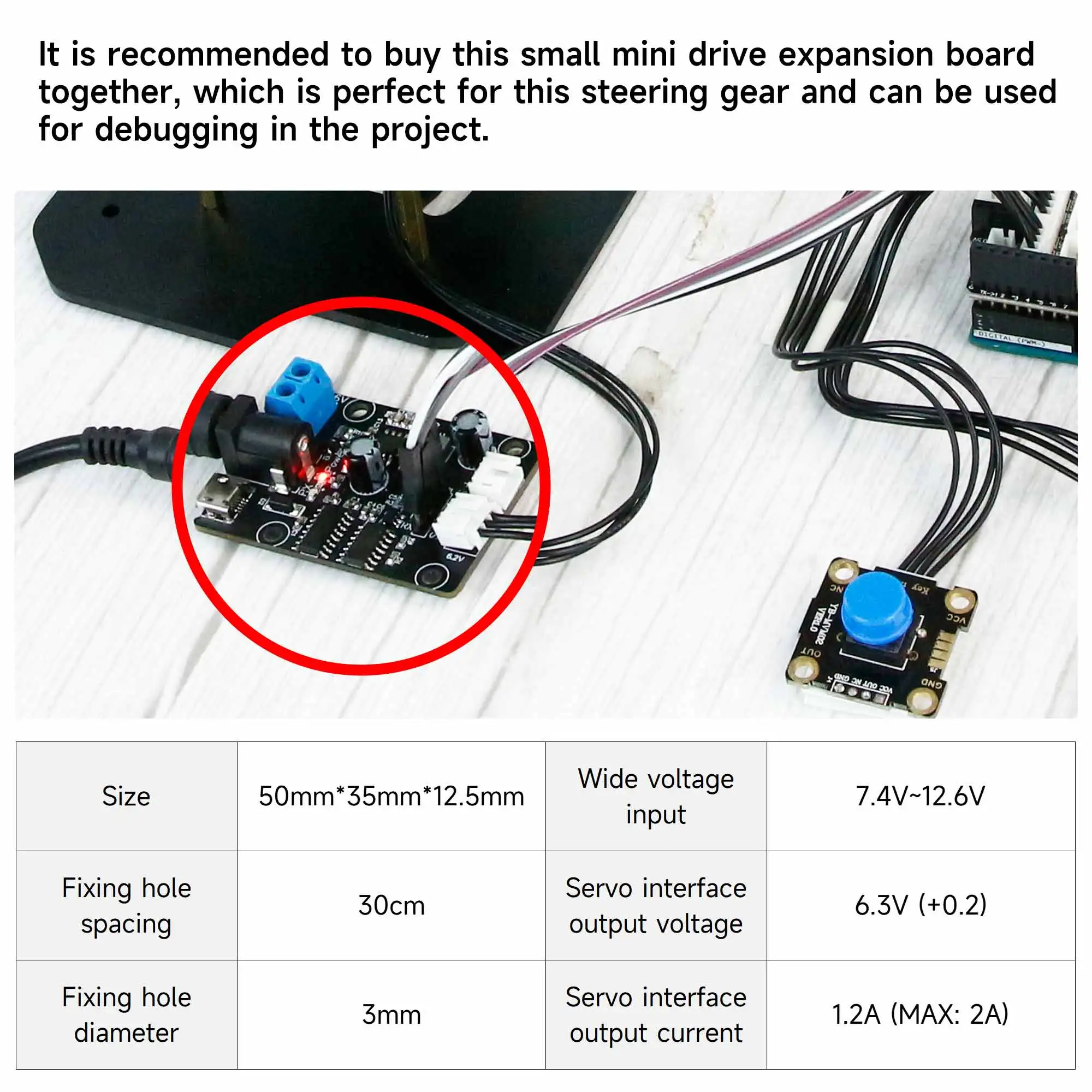 Servos per autobus seriale da 15KG porta intelligente Servo digitale a doppio asse ad alta precisione con scheda di Debug per braccio robotico Robot