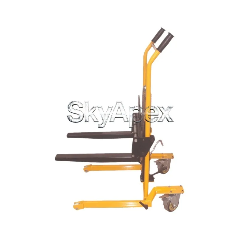 

200kg Hydraulic Lifting Hand Truck Thickened Four Wheel Hand Trolley Portable Manual Lifting Forklift For Warehouse Transport