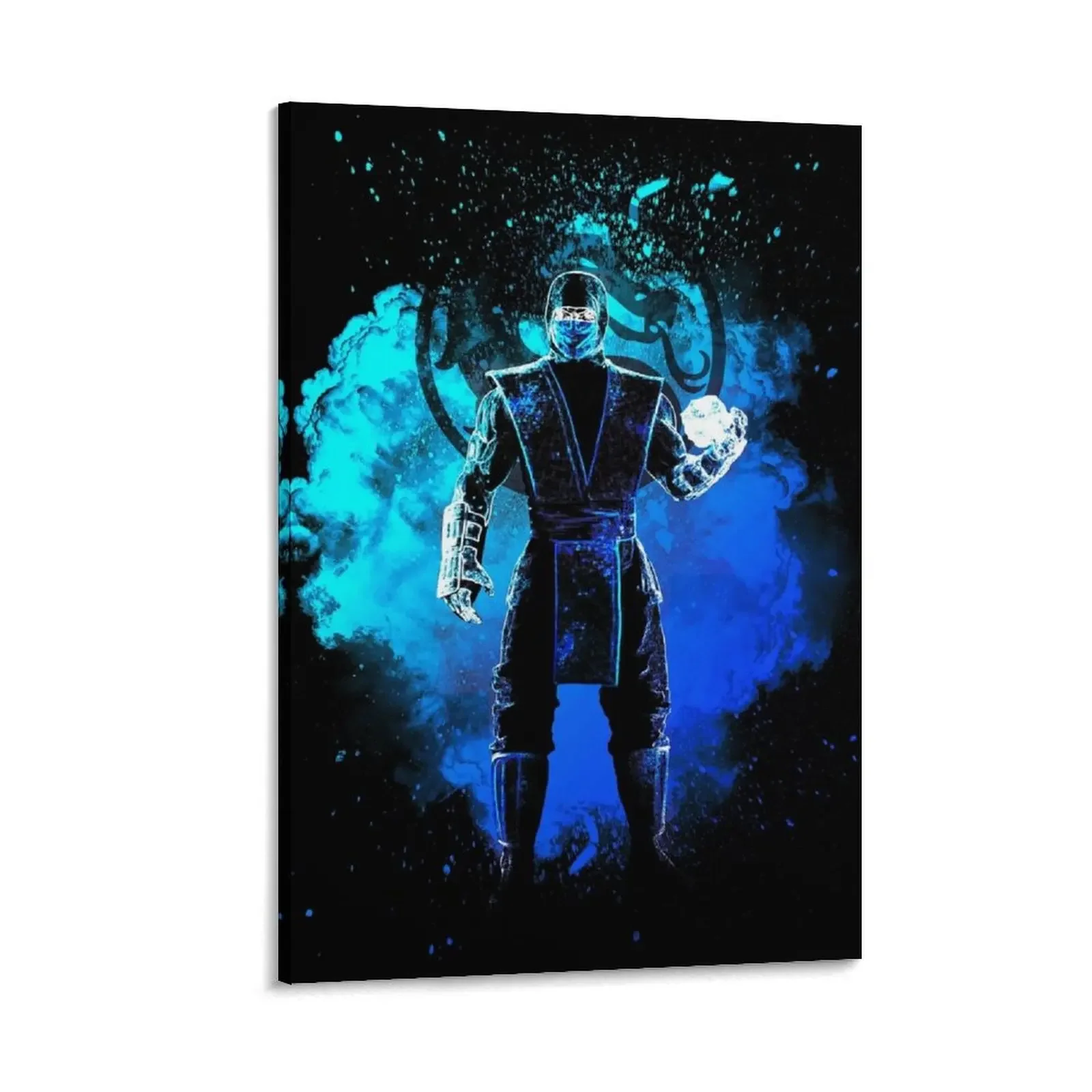 

Soul of the Ice Ninja Canvas Painting Paintings on canvas for living room japanese room decor posters for wall