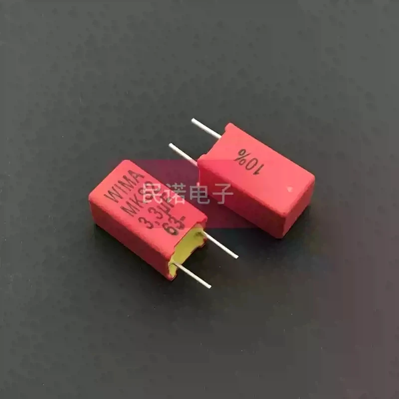 1pcs New WIMA MKS2 63V 335 63V 3.3UF 3U3 Capacitor, Germany, 5mm Pin Pitch