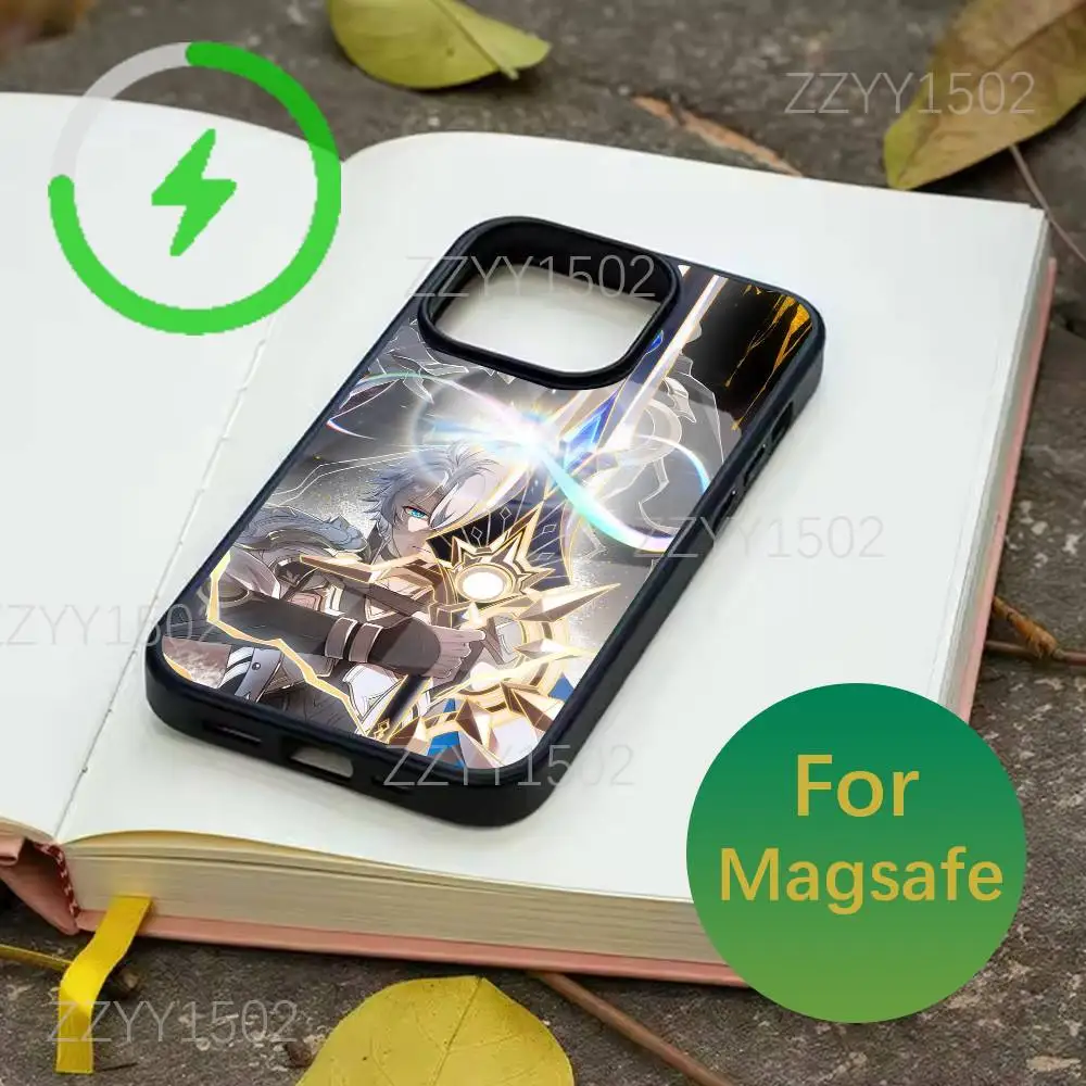 H-Honkai Star Rail Phainon Handyhülle für iPhone 17,16,15,14,13,12,11,Pro,Max,Plus,Mini,SE4,E Magsafe Wireless Charging