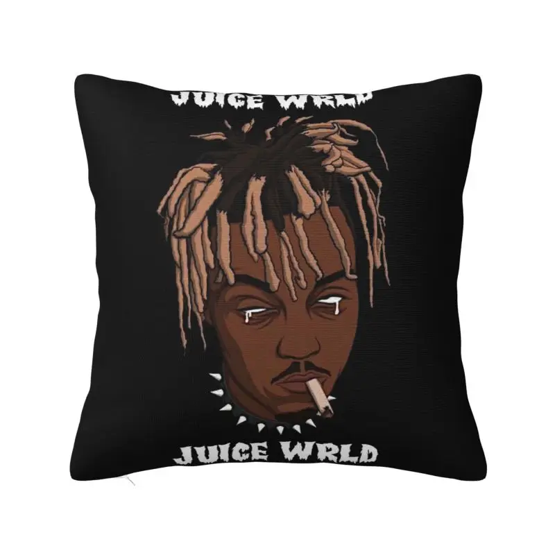 Custom Hip Hop Music Star J-Juices W-Wrlds Cushion Cover Sofa Home Decor Square Pillow Cover