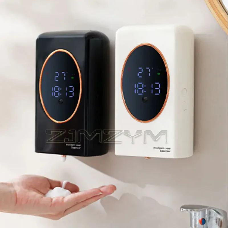 Automatic Soap Dispenser 480ml Smart Touchless Foaming Soap Dispenser USB Rechargeable Wall Mounted for Bathroom