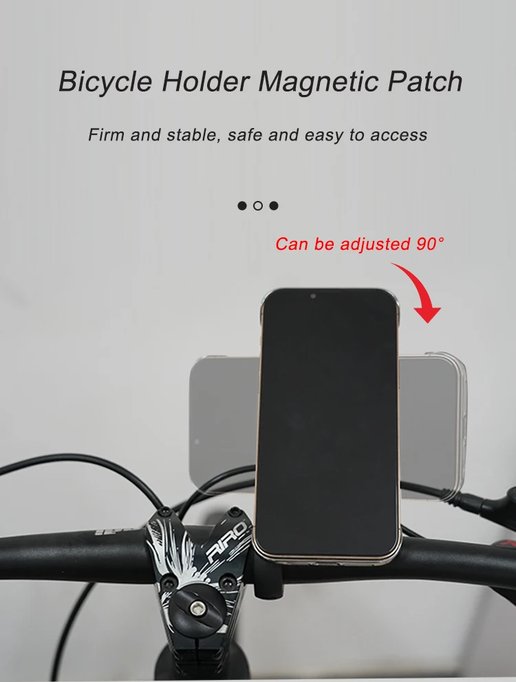 ODI PH-01 Magnetische Reiten Telefon Halter Quick Release Motorrad Fahrrad Halterung für MTB/Rennrad Navigation Allgemeine Telefon Ho – Detail 2